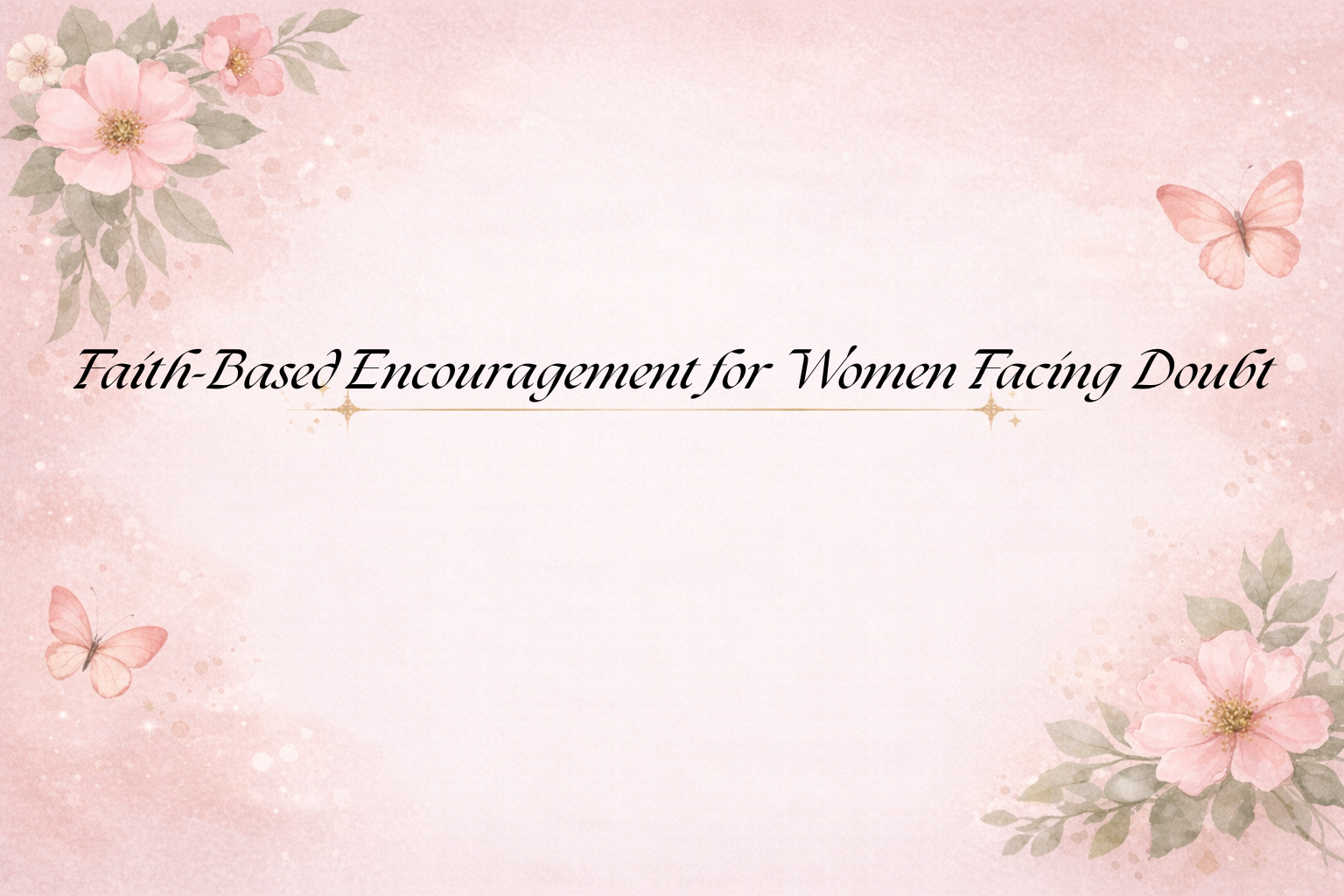 Faith-Based Encouragement for Women Facing Doubt